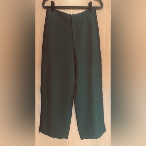 Club Monaco Charu Fringe Trouser in Black size 6 - Picture 1 of 6